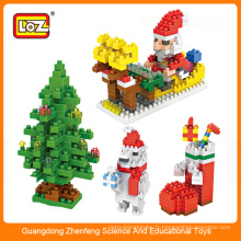 Mini bloc LOZ, petits blocs en plastique, diy série de cadeaux de Noël Ensemble de jouets en brique
